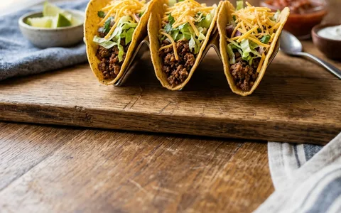 Ground beef tacos